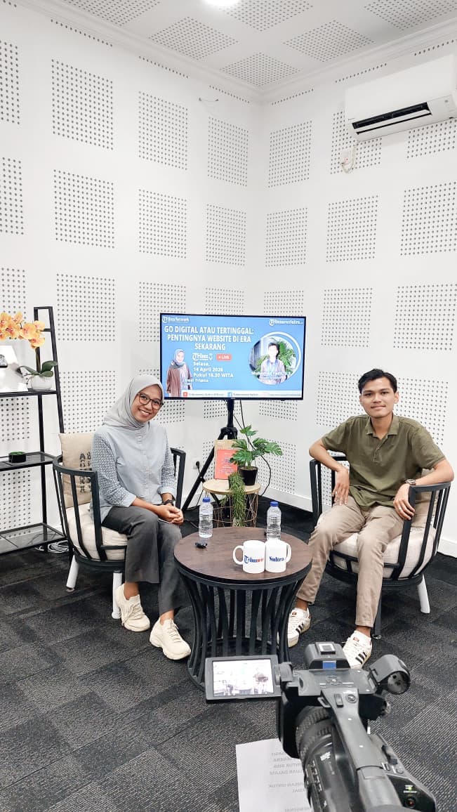Founder Anoadev menjadi narasumber di tribun news